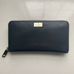 Kate Spade Black Leather Wallet.
